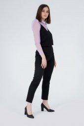 Hakiki Deri Kadın Stiletto Rahat Kalın Topuklu Ayakkabı - 3