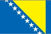 Bosna Hersek 15x22,5 Masa Bayrağı (Direksiz) - 1