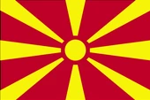 Makedonya 15x22,5 Masa Bayrağı (Direksiz) - 1
