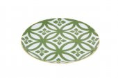 Porland Morocco Desen1 Yeşil Düz Tabak 17 cm 04A+PO21447 - 2