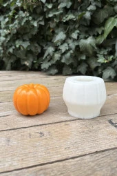 Pumpkin Büyük Boy Mum Kalıbı (Silikon) (1 Adet) thumbnail 1