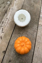Pumpkin Büyük Boy Mum Kalıbı (Silikon) (1 Adet) thumbnail 2