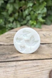 Çınar Yaprağı Dörtlü Mum Kalıbı (Silikon) (1 Adet) thumbnail 5