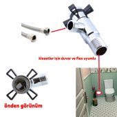Aç Kapa 4 Kollu Taharet Musluğu Ara Musluk - 2