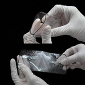 Apple iPhone 12 Pro Max Zore Hizalama Aparatlı Hadid Cam Ekran Koruyucu thumbnail 5