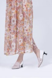 Hakiki Deri Kadın Topuklu Ayakkabı Metal Zımbalı Sivri Burunlu thumbnail 8