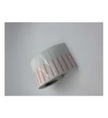 1250 Sarım Kuyumcu Etiketi Renkli Çizgili (İthal ) 10 x 72  Kırmızı - 1