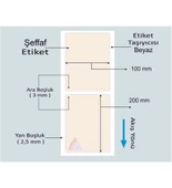 150'li Sarım Pvc Şeffaf Etiket 200 x 100 thumbnail 2