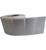 1000'li Sarım Tekli Silver Mat Barkod Etiketi 40 x 80 - 1