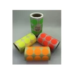 1000'li Neon Etiket Sarı 30 mm - 1
