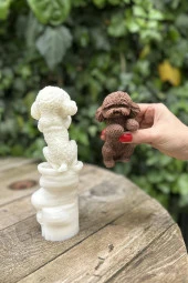 Shih Tzu Köpek Mum Kalıbı (Silikon) (1 Adet) thumbnail 3