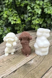 Shih Tzu Köpek Mum Kalıbı (Silikon) (1 Adet) thumbnail 4