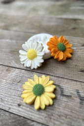 Papatya Çiçek Mum Kalıbı ( Silikon ) 1 Adet thumbnail 3