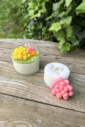 Obtusa Sukulent Mum Kalıbı (Silikon) (1 Adet) thumbnail 1