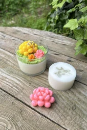 Obtusa Sukulent Mum Kalıbı (Silikon) (1 Adet) thumbnail 5