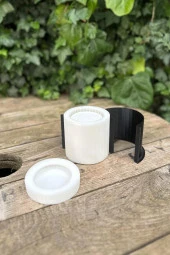 Tırtıklı Yüzey Silikon Kap Kalıbı (Kapaklı)(Kasnaklı)(1 Adet) thumbnail 7