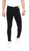Erkek Siyah Kot Pantolon Skınnfıt 1000 BGL-ST02316 - 3