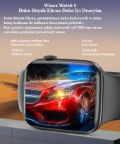 Winex Watch 7 Series FullSecreen NO1 Android İos Uyumlu Akıllı Saat Gold Rose - 3