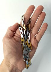 Kolye Paslanmaz Çelik 316 Kolye Kadın Erkek Unisex Gerdanlık Takı - 2