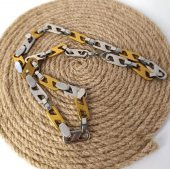 Kolye Paslanmaz Çelik 316 Kolye Kadın Erkek Unisex Gerdanlık Takı - 3