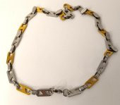 Kolye Paslanmaz Çelik 316 Kolye Kadın Erkek Unisex Gerdanlık Takı - 4