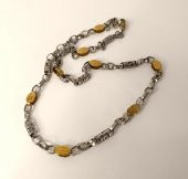 Kolye Paslanmaz Çelik 316 Kolye Kadın Erkek Unisex Gerdanlık Takı - 4