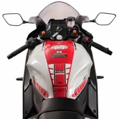 GP Kompozit Yamaha R7 2021–2024 Uyumlu Tank Pad Seti Karbon - 2