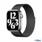 ScHitec 42-49mm Yeni Nesil Apple Uyumlu Akıllı Saat Kordonu Metal Siyah - 2