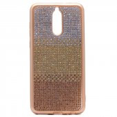 Huawei Mate 10 Lite Kılıf  Mat Lazer Taşlı Silikon - 3