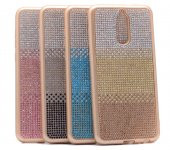 Huawei Mate 10 Lite Kılıf  Mat Lazer Taşlı Silikon - 6