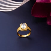 Hasır Model 22 Ayar Baget Altın Yüzük - 4