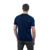 V Yaka Tişört, Lacivert -113E245- T-shirt, Tshirt, Kısa Kollu - 2