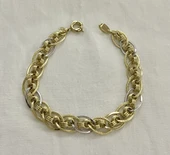 Nakışlı Hallow Altın Bileklik thumbnail 1