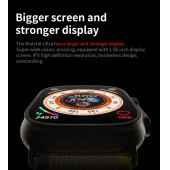 TT C800 Ulta 8 HiWacth Aleminyum Kasa Akıllı Saat 1.99 inh NFCli Android/İos Uyumlu - 6