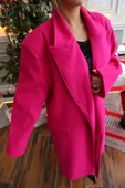 Fuşya Kaşe Kaban - 4
