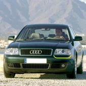 Audi A6 2002-2003-2004 Sol Far Altı Kromaj Çıta 4B0807173E - 1