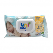 Uni Baby Yenidoğan Pamuk Islak Mendil 40 Yaprak - Eski Ambalaj - 1