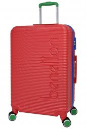 United Colors Of Benetton Lüx Abs 3lü Valiz Seti Kırmızı BNT500 thumbnail 2