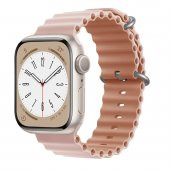 E2M APPLE WATCH 38-40-41MM KRD-28 OCEAN ÇİFT RENKLİ ROSE GOLD KORDON thumbnail 2