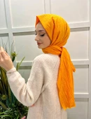 Loryan Scarf Viva Crush Pamuklu Şal 00380  SAFRAN - 2
