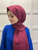 Loryan Scarf Viva Crush Pamuklu Şal 00380  VİŞNE thumbnail 1