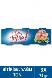 TONLA Bitkisel Yağlı Ton Balığı 3x75 gr - 1