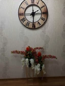 Metal 2'li Metal Gold Ayaklı Dekoratif Siyah Saksı Çiçeklik Vazo FLYON-HSN102 - 4