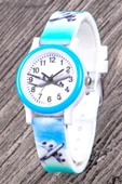 Etli Yumuşak Silikon Kordonlu Uçak Temalı Analog Erkek Kız Çocuk Kol Saati ST-304343 - 3