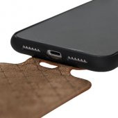 Bouletta Apple iPhone XR Uyumlu Deri Kapaklı Kılıf FLCC RST2EF - 10