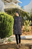 Ruko Maio 23137-5 Büyük Beden Balıkçı Yaka Tam Tesettür Mayo thumbnail 1
