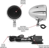 BOSS MC420B 600W Motosiklet Bluetooth Hoparlör Sistemi - 3