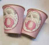 BARDAK  KARTON BABY SHOWER PEMBE 8 Lİ - 1