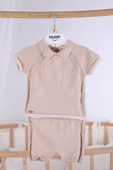 %100 Pamuk Şortlu Triko Erkek Bebek Takım 5506 - 8