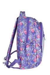 Elatae Çok Gözlü Su Geçirmez Nano Kumaş Kız Çocuk Deniz Kızı Desenli İlkokul Çantası L5097 thumbnail 3